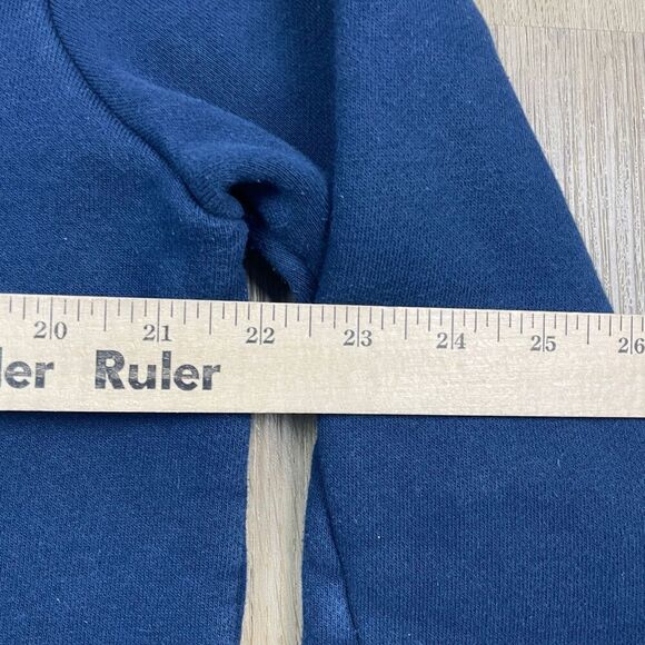 Under Armour Sweatshirt Mens Large Blue Project Rock Respect Fleece Gym Training - Picture 9 of 11